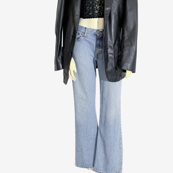 Vintage Y2K Faded Light Wash Low Rise Jeans by REPLAY / Made in Italy / Small - Picture 11 of 11